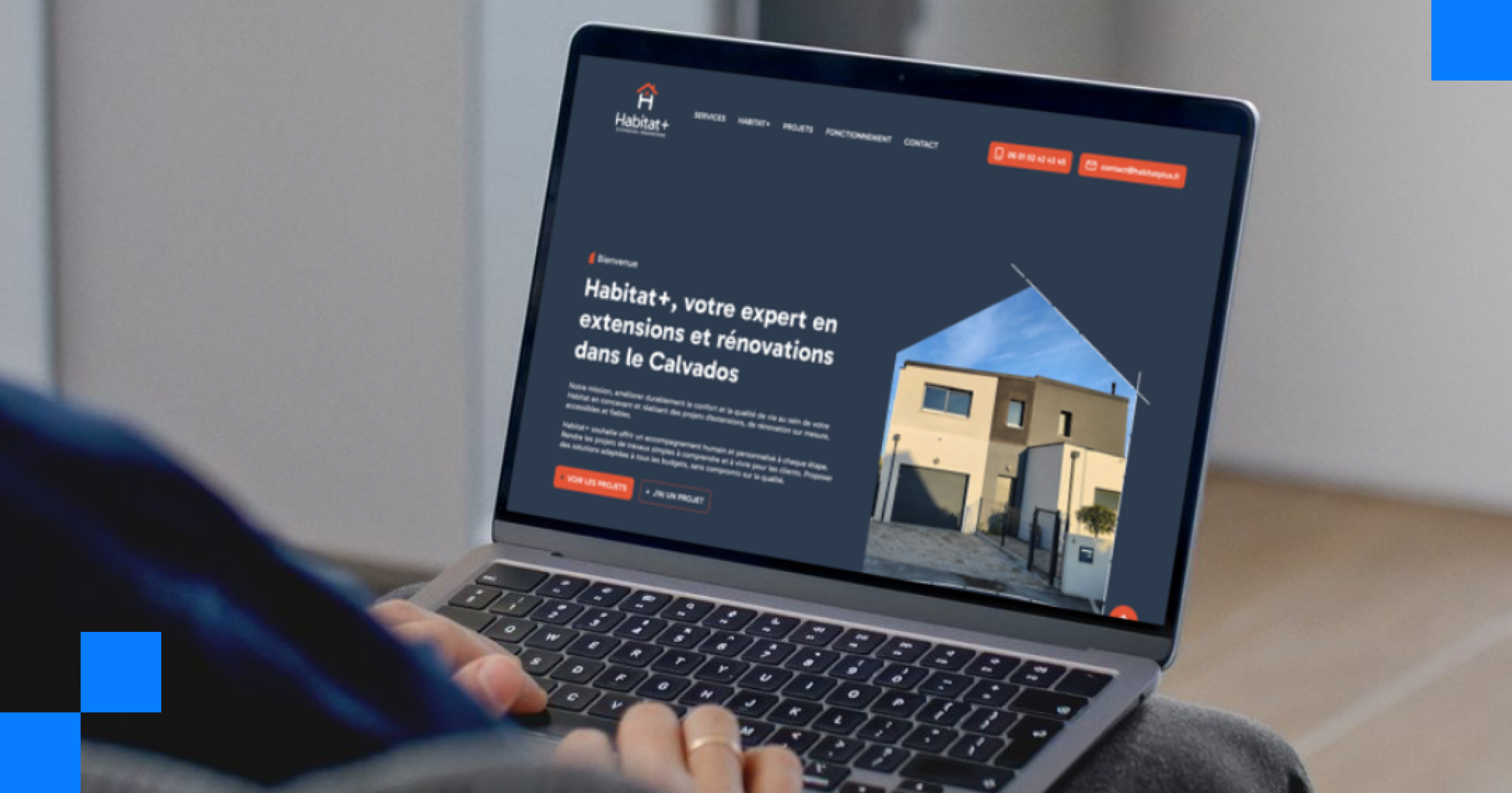 Habitat Plus — aperçu du site